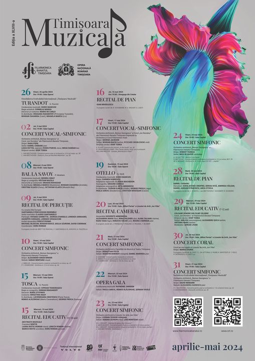 Afis Festivalul International „Timisoara Muzicala editia 2024