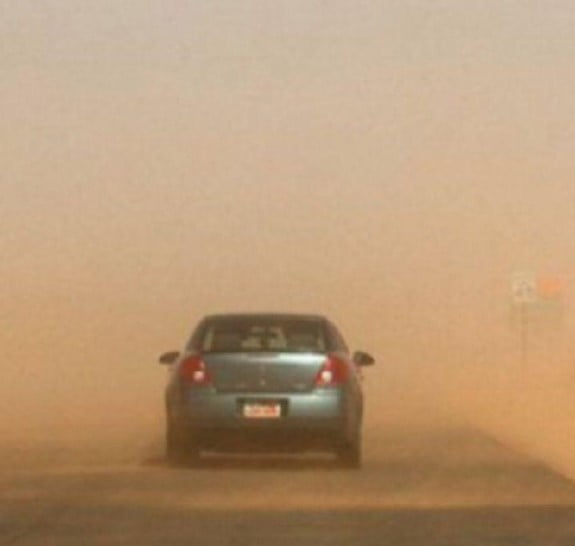 Praf din Sahara în România