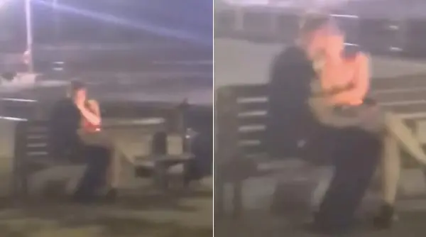 Jandarm în timp ce se săruta cu o minoră