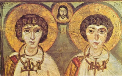 Sărbătoare cu cruce neagră: Biserica Ortodoxă îi pomenește astăzi pe Sfinții Mucenici Serghie și Vah, eroi ai credinței