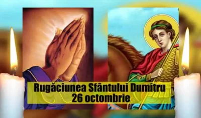 Spune mâine dimineață Rugăciunea Sfântului Dumitru, pentru curățarea păcatelor și limpezirea minții!