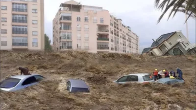Inundații mortale în Valencia și distrugeri masive în Florida din cauza uraganului Milton