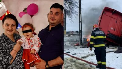 Tragedie de Crăciun! O familie întreagă, arsă de vie pe Drumul Morții E85 din Suceava