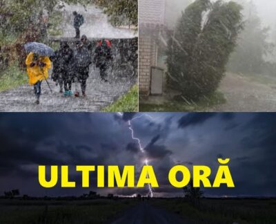 Cod Galben de Viituri și Inundații chiar înainte de Crăciun! Care sunt zonele afectate și până când este valabilă avertizarea?