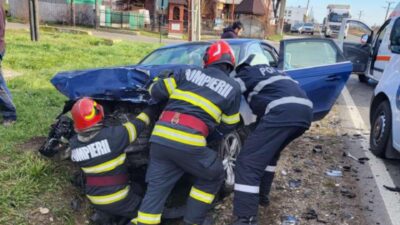 Șase persoane rănite într-un accident cumplit la Piatra-Neamț. Intervenție dramatică pentru salvarea victimelor