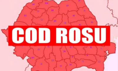 Vânt extrem în Suceava! Cod Roșu și temperaturi glaciale înainte de Crăciun