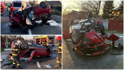 Tragedie pe E85! Un bărbat a murit, iar o femeie este grav rănită după un accident în Dumbrava