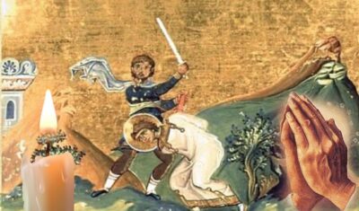 Rugăciunea rostită de către Sfântul Mucenic Trifon, înaintea morții