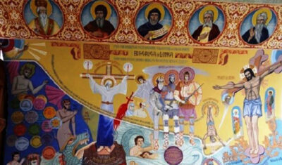 Profețiile Părintelui Arsenie Boca pictate la Drăgănescu. E uluitor!!!