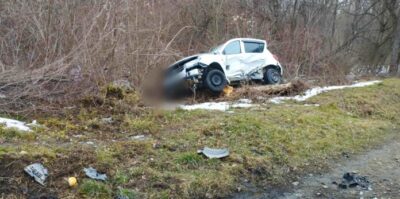 Accident rutier grav pe DN 72A: Doi șoferi dâmbovițeni, salvați ca prin minune