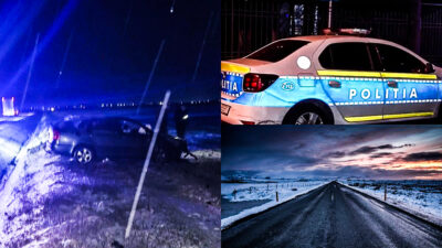 Tragedie pe E85! O femeie și-a pierdut viața, iar fiul ei a scăpat cu răni ușoare în urma unui accident provocat de zăpadă!