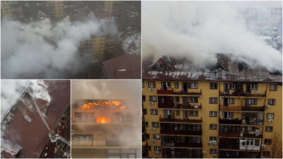 Incendiu devastator în Militari Residence! Peste 100 de apartamente afectate de flăcări