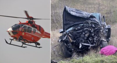 Tragedie pe șosea: Un tânăr de 25 de ani a murit, iar alte trei persoane se află în stare gravă după un accident cumplit!