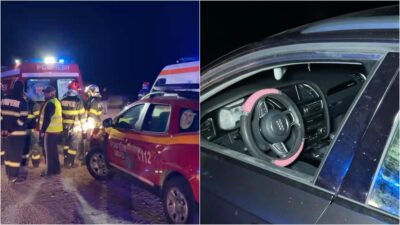 Tragedie pe Olt: O tânără și tatăl ei au murit după ce mașina a plonjat în apă, nepotul luptându-se pentru viață