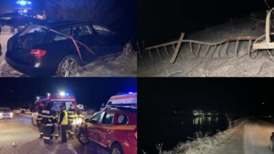 Tragedie pe râul Olt! O tânără și tatăl ei au murit, după ce mașina lor a fost luată de curenți!