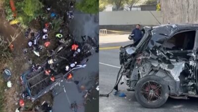 Tragedie fără precedent în Guatemala. Un autocar cu 75 de pasageri s-a prăbușit de pe un pod