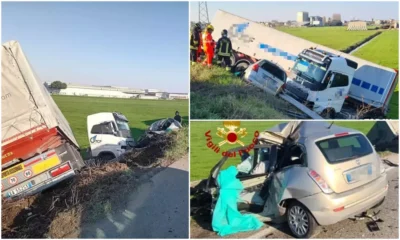 Tragedie pe șoselele din Italia! Două vieți pierdute în urma unui accident devastator