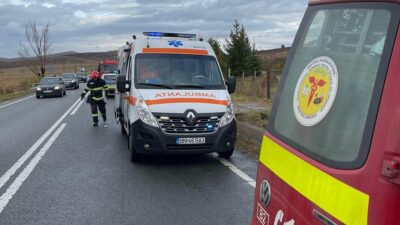 Accident rutier grav în județul Tulcea: patru răniți în coliziune