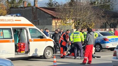 Accident grav! Un băiat de 13 ani a fost lovit de un șofer cu permis suspendat, care a fugit de la locul faptei!