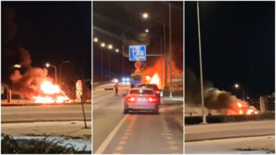 Accident rutier devastator în Sibiu! Un şofer a murit după ce autoturismul său a intrat pe contrasens și a lovit un autobuz