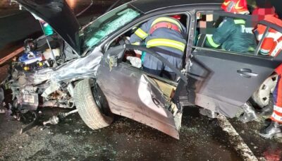 Sătmărean prins în flagrant: accident grav după ce a condus beat și fără permis!