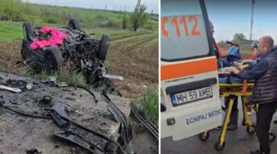 O tânără de 19 ani a pierdut controlul volanului în Mehedinţi! Două surori au fost rănite grav