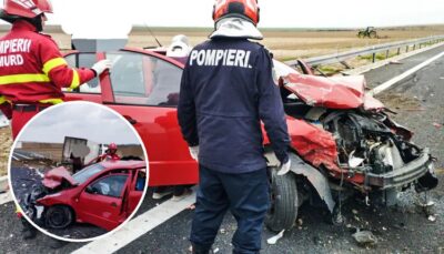 Accident rutier grav în localitatea Bradu: Trafic dat peste cap din cauza coliziunii dintre două autoturisme