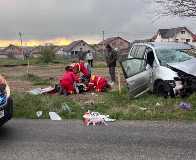 Accident grav pe calea ferată Lumina: Două victime în stare critică, intervenție de urgență în desfășurare