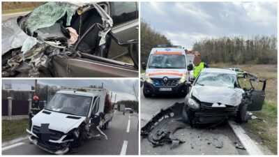 Accident rutier pe DN7: coliziune între autotren și autoturism în comuna Morărești