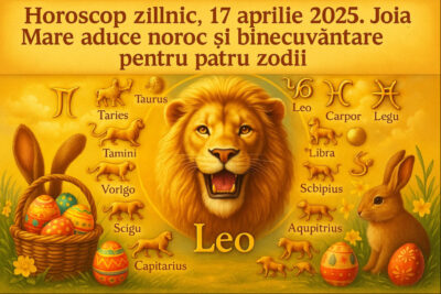 Horoscop zilnic, 17 aprilie 2025. Joia Mare aduce noroc si binecuvantare pentru patru zodii. De ani de zile nu au mai avut asa noroc mare
