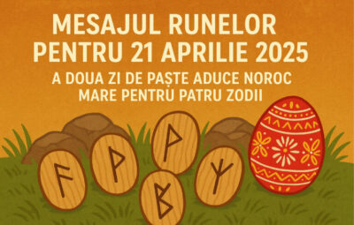 Mesajul Runelor pentru 21 aprilie 2025. A doua zi de Paste aduce noroc mare pentru patru zodii