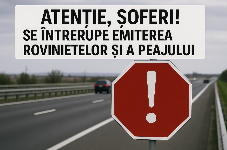 Se intrerupe emiterea rovinietelor si a peajului