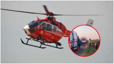 Accident mortal în Dâmbovița: tânăr de 35 de ani izbit violent de un copac, descoperit încarcerat și inconștient