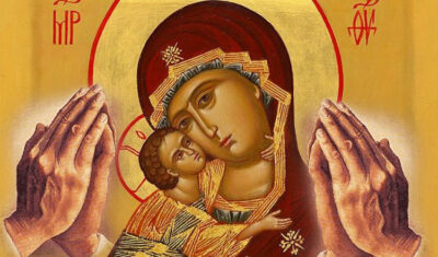 Stăpână, tu eşti scăparea noastră în toate nevoile noastre! Tu eşti tăria şi puterea care zdrobeşte pe toţi vrăjmaşii noştri.