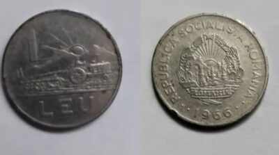 Monedă de 1 leu din 1966, scoasă la vânzare pe OLX pentru 1.500 de lei! Ce o face atât de valoroasă