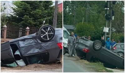 Coșmar pe șosea: bebeluș și mama lui, spulberați în intersecție de o autoutilitară scăpată de sub control!