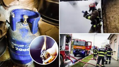 Explozie teribilă! Bărbat grav rănit după ce butelia i-a făcut casa scrum! Elicopterul SMURD a intervenit de urgență!