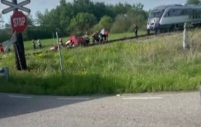 Tragedie în Timiș! Doi soți morți după ce mașina le-a fost spulberată de tren!