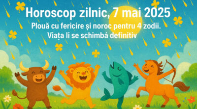 Horoscop zilnic, 7 mai 2025. Ploua cu fericire si noroc pentru 4 zodii. Viata li se schimba definitiv