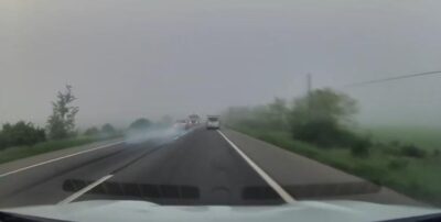 Șoferi inconștienți din Cluj, la un pas de tragedie! Depășire periculoasă și TIR-uri evitând impactul fatal!