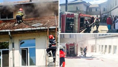 Alertă! Spital cuprins de flăcări! Zeci de persoane evacuate!