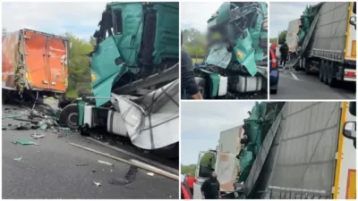 Accident cumplit pe autostrada M5! O femeie a murit, șofer încarcerat și trafic blocat!