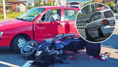 Acum! Motociclist lovit din plin în Argeș! Intervenție de urgență la fața locului!