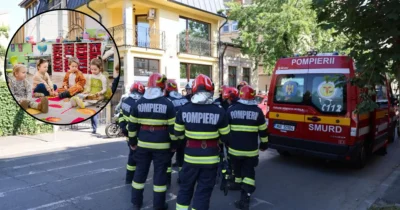 Scene de panică la o grădiniță din București! 12 copii și un adult, transportați de urgență la spital după o toxiinfecție alimentară!
