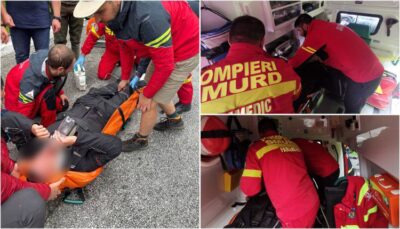 Accident grav pe Transfăgărășan! Motociclist străin rănit după coliziune frontală!