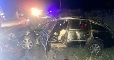 Patru tineri răniți grav după ce mașina a ieșit de pe șosea în Botoșani! Anchetă în curs!