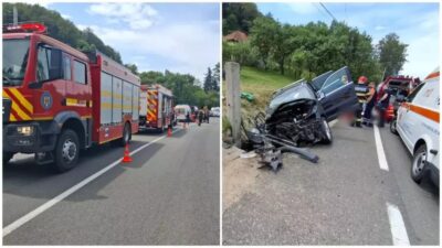 Tragedie pe DN66! Fetiță de 10 ani și bunica ei – moarte pe loc în accident cumplit!