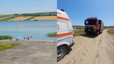 Drama în Vaslui! Tânăr de 26 de ani dispărut în lacul Căzănești sub ochii soției însărcinate!
