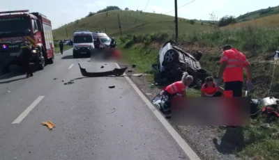 Tragedie pe centura Florești-Cluj! Un bărbat a murit, iar o femeie este în stare gravă după un accident cumplit