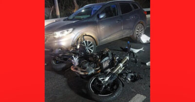 Motociclist rănit după impactul cu un autoturism pe DN 7 în Ștefănești! Poliția a deschis dosar penal!